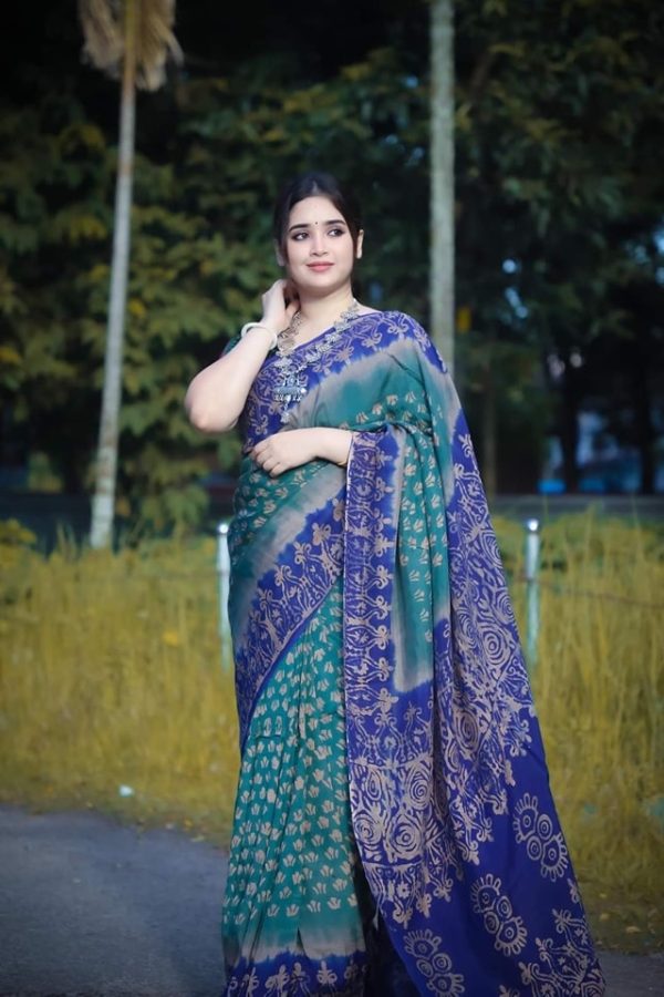 প্রিমিয়াম সেমি মসলিন শাড়ি-SU-005