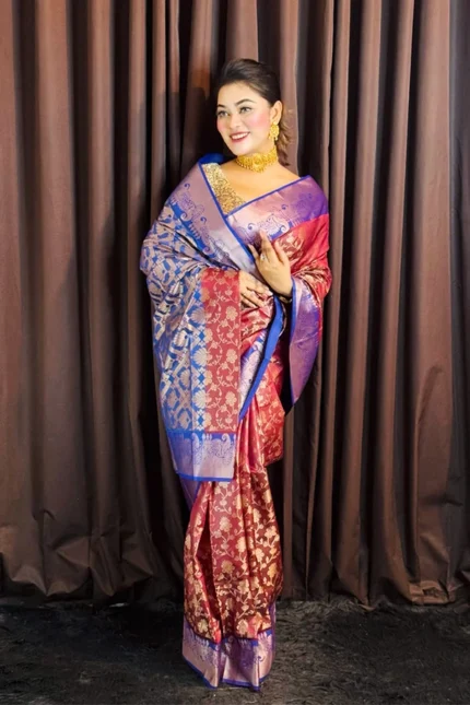 Baluchar Katan Saree/বালুছার কাতান শাড়ী