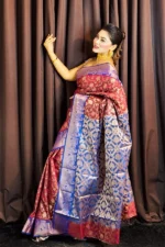 Baluchar Katan Saree/বালুছার কাতান শাড়ী - Image 2