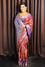 Baluchar Katan Saree/বালুছার কাতান শাড়ী - Image 3