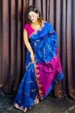 Half Silk Tat Saree/হাফ সিল্ক তাঁত শাড়ী-2 - Image 2