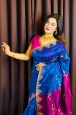 Half Silk Tat Saree/হাফ সিল্ক তাঁত শাড়ী-2 - Image 4