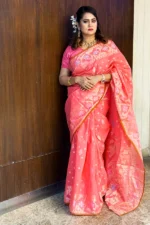 Halfsilk Jamdani Saree/হাফসিল্ক জামদানি শাড়ী - 04