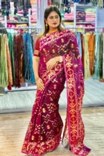 Halfsilk Jamdani Saree/হাফসিল্ক জামদানি শাড়ী - 07